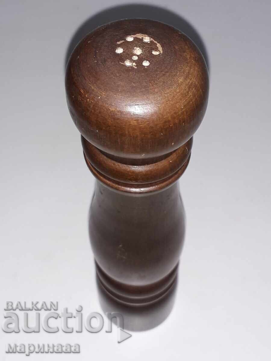 Auction  OLD SALT CELLAR. WOOD