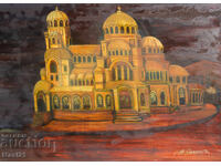 Маслена картина катедрала "Св. Александър Невски"  София