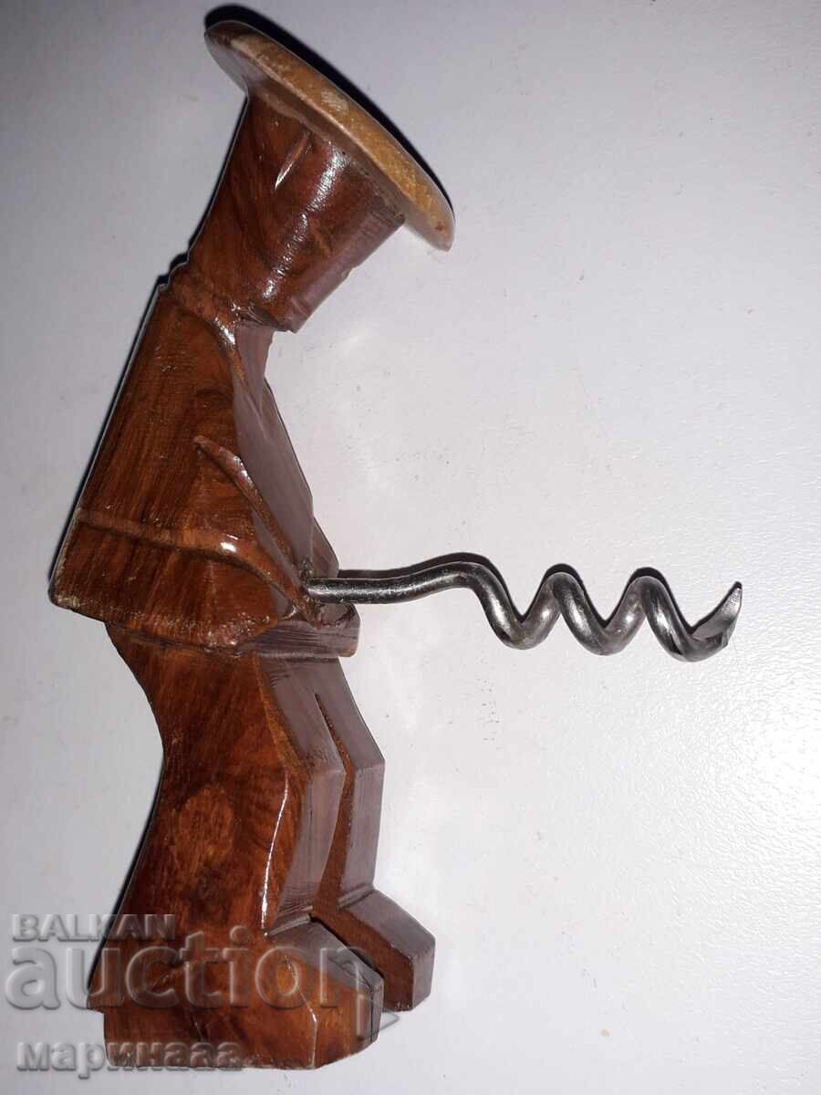 CORKSCREW. WOODCARVING
