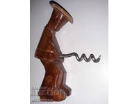 CORKSCREW. WOODCARVING