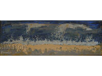 The Sea 1, Vlado Rumenov, 2013, 25/70 cm. o/c (oil on canvas)