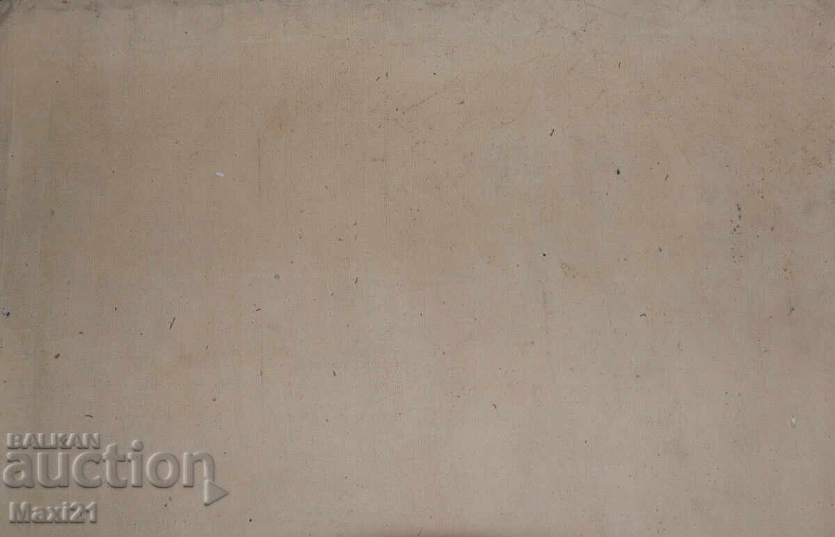 Pictură în ulei peisaj urban de iarnă - 7