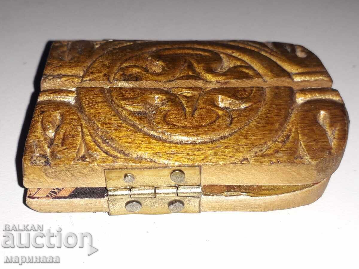 ICON. TRIPTYCH. WOODCARVING, GOLD PLATING - 5