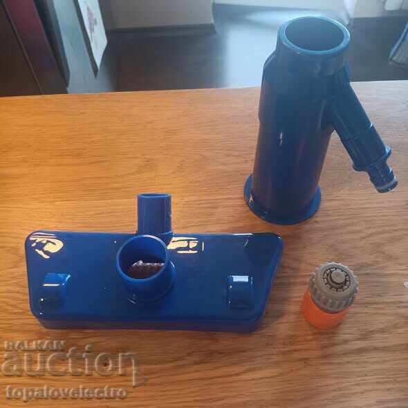 Aspirator pentru piscină, cu perie și 4 tije mobile, 143cm - 5