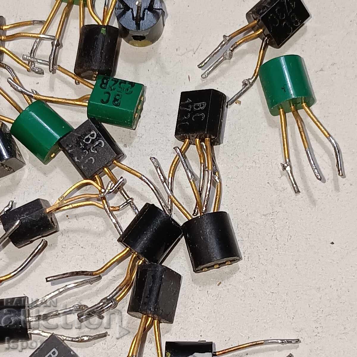 Gold-plated transistors with price 15.00 BGN | € 7.67 Gold-plated transistors with price 15.00 BGN | € 7.67