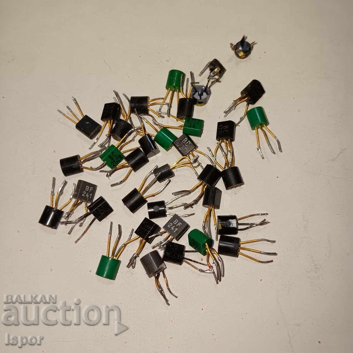 Gold-plated transistors Gold-plated transistors