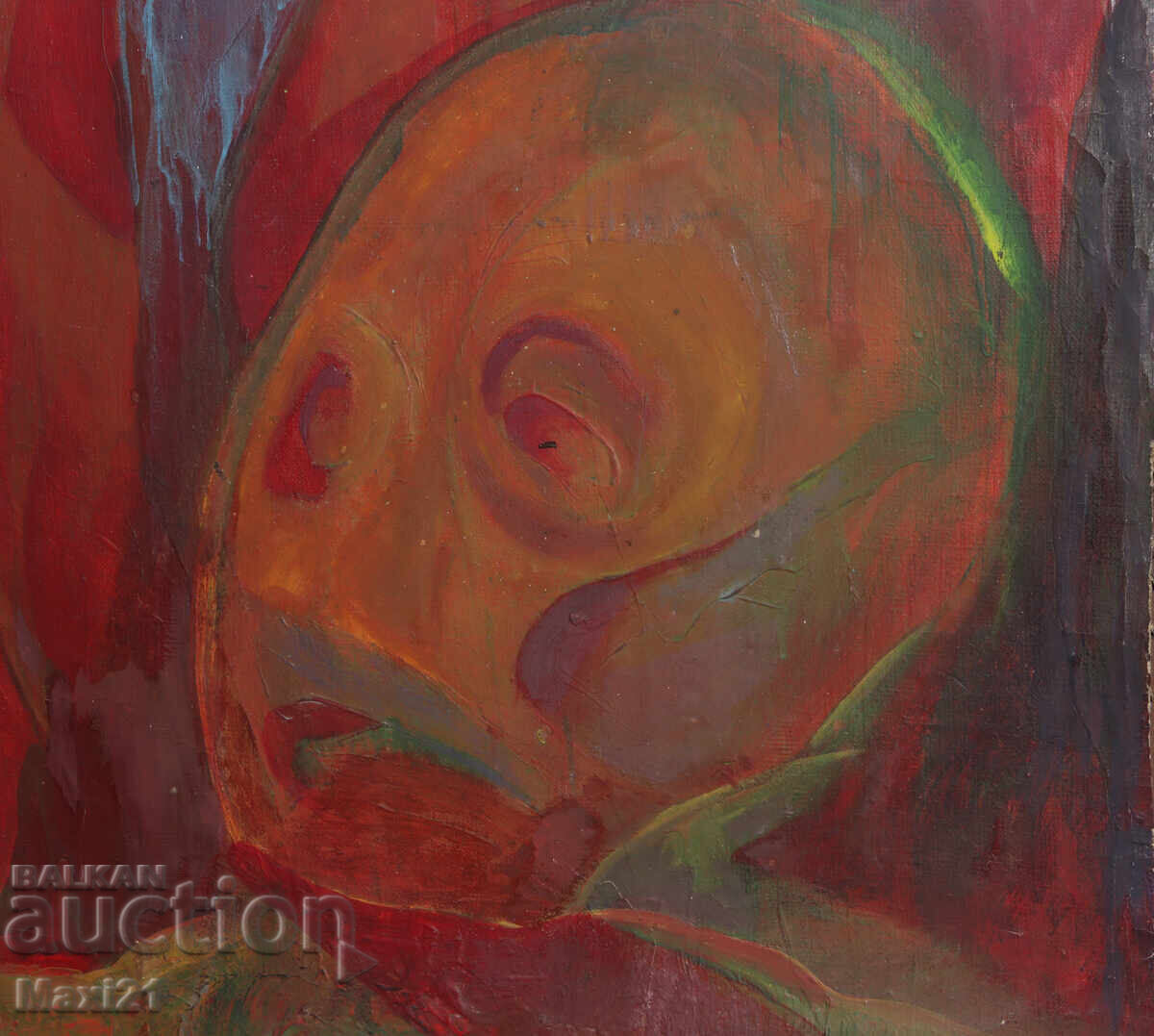 Ελαιογραφία, αφηρημένο πορτρέτο - 6