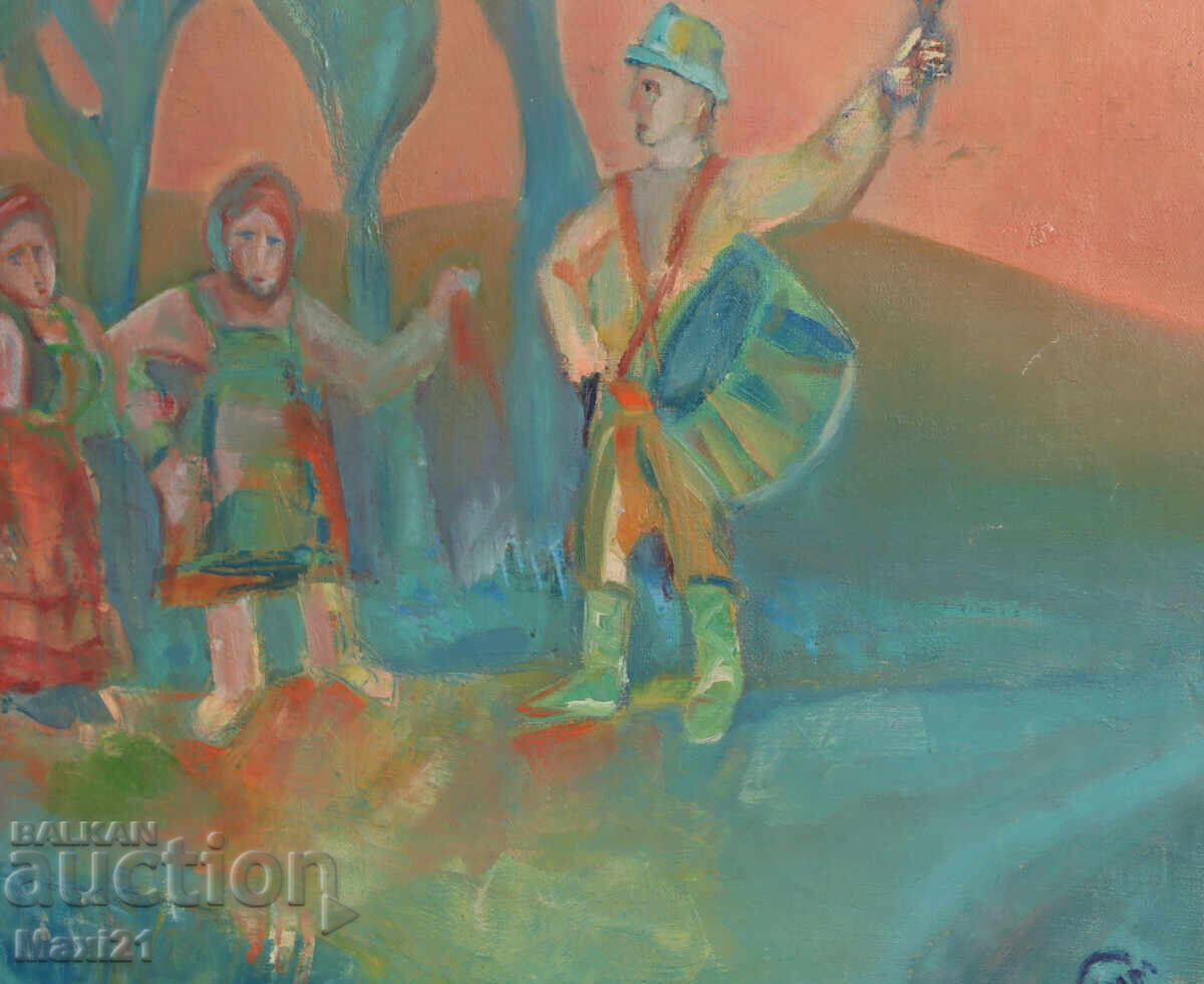 Oil painting, figurative composition - 6 Oil painting, figurative composition - 6