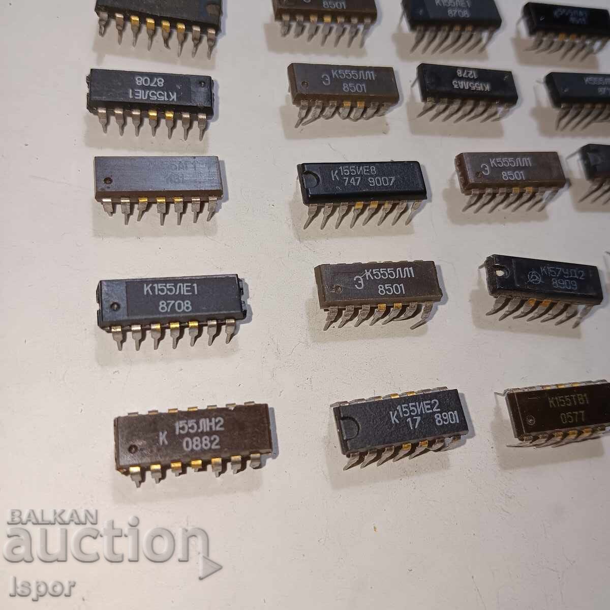 USSR microcircuits, visible gold plating with price 17.00 BGN | € 8.69 USSR microcircuits, visible gold plating with price 17.00 BGN | € 8.69