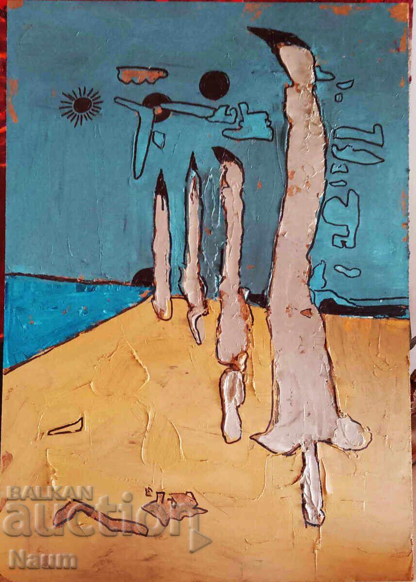 Θάλασσα 10, Βλάδο Ρουμένωφ, 2013, 50/35 εκ. μ. β. κ-ν