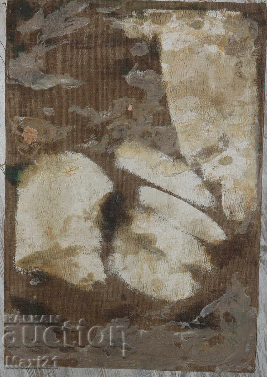 Old oil painting, forest landscape - 7