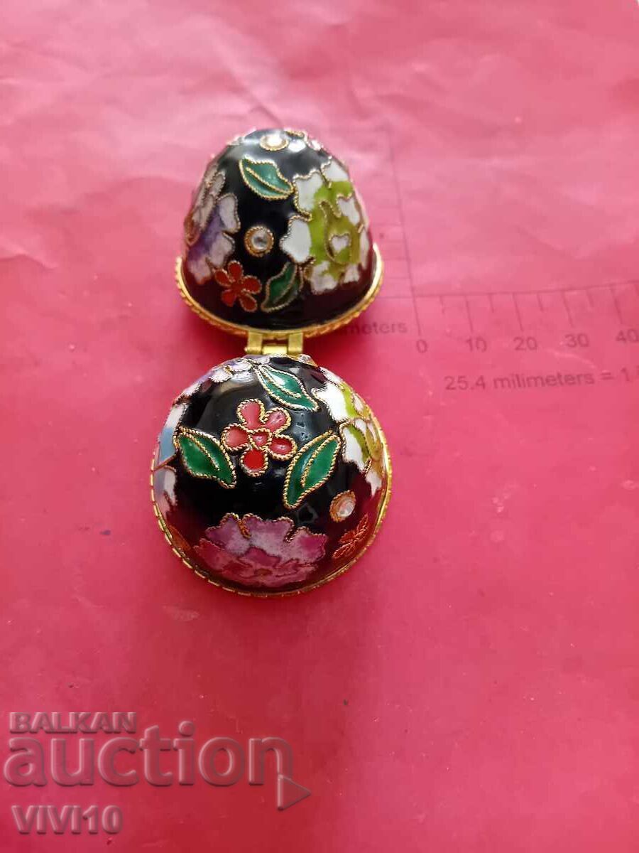 Livrarea Cutie veche de bijuterii, email, cloisonné