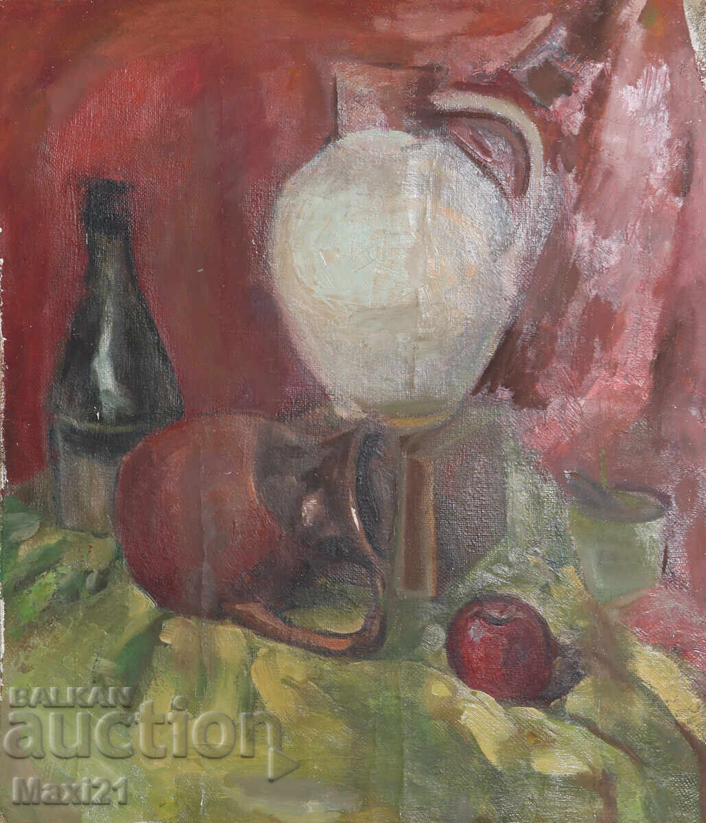 Licitație Tablou în ulei, natură statică