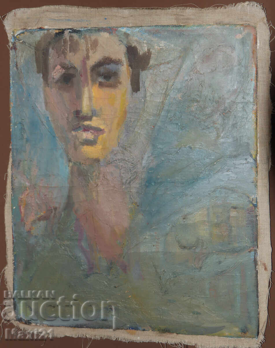 Old oil painting male portrait with price 300.00 BGN | € 153.39