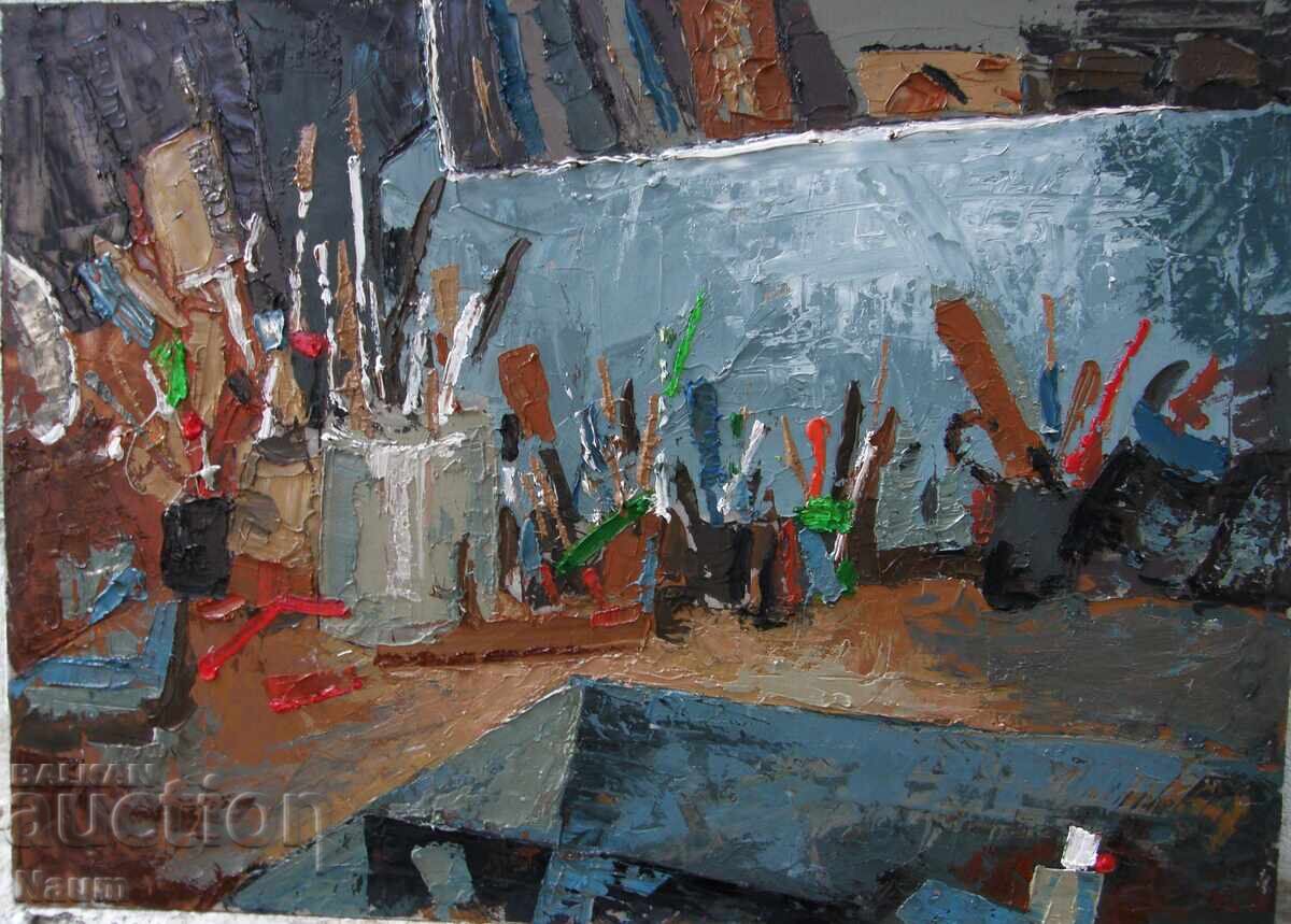 Νεκρή φύση, Βλάδο Ρουμένοφ, 2019, 60/80 εκ., μ. ε. πλ