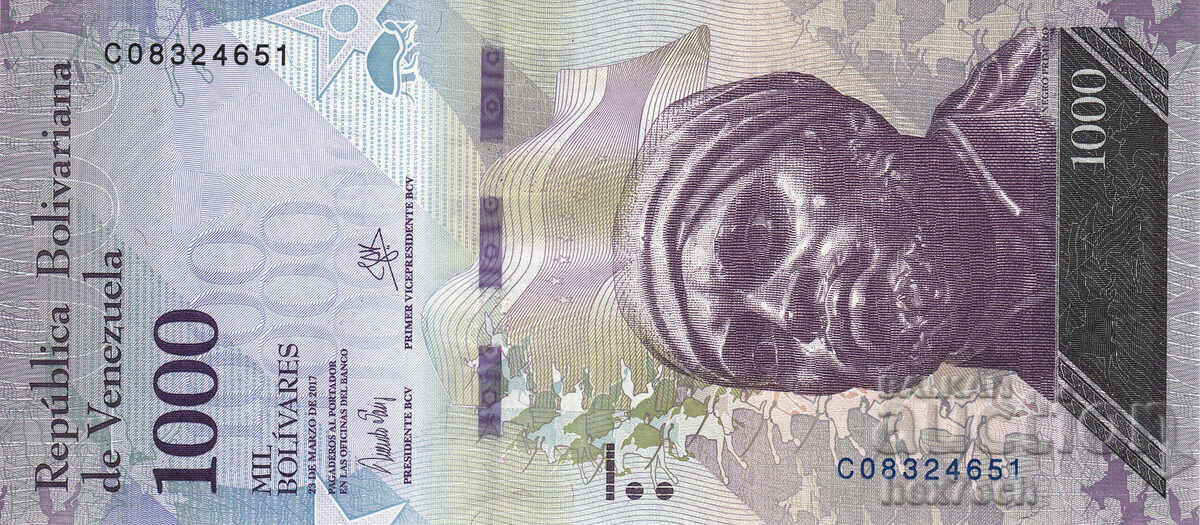 ❤️ ⭐ Βενεζουέλα 2017 1000 Μπολιβάρ UNC νέο ⭐ ❤️ με τιμή 1.49 BGN | € 0.76 ❤️ ⭐ Βενεζουέλα 2017 1000 Μπολιβάρ UNC νέο ⭐ ❤️ με τιμή 1.49 BGN | € 0.76