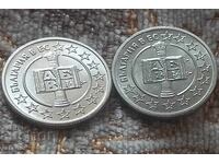 50 stotinki 2007, UNC, 2 BUCĂȚI în capsule