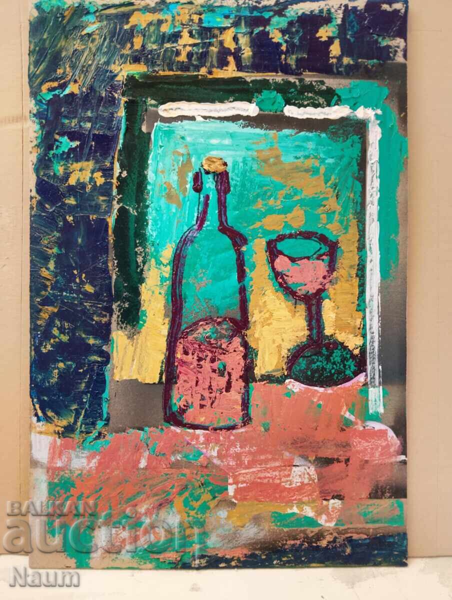 Still Life 3, Vlado Rumenov, 2023, 50/35 cm, oil on canvas