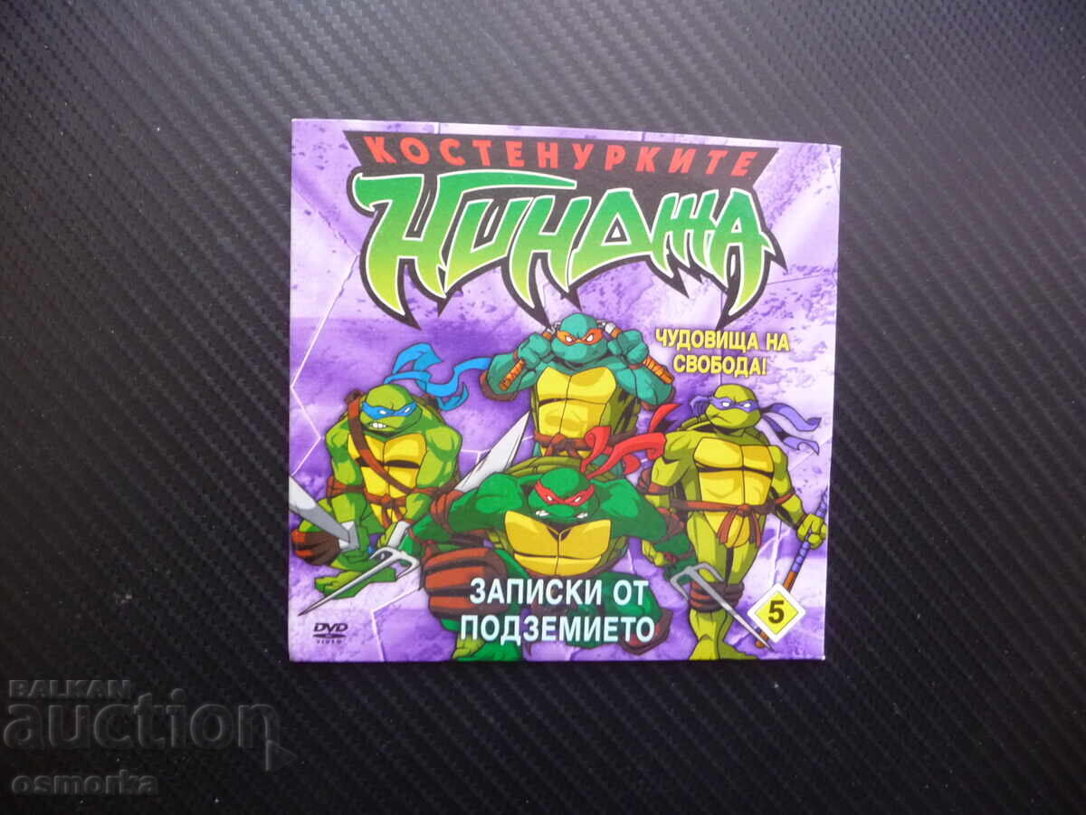 Teenage Mutant Ninja Turtles 5 DVD Movie Notes from the Underground Monster