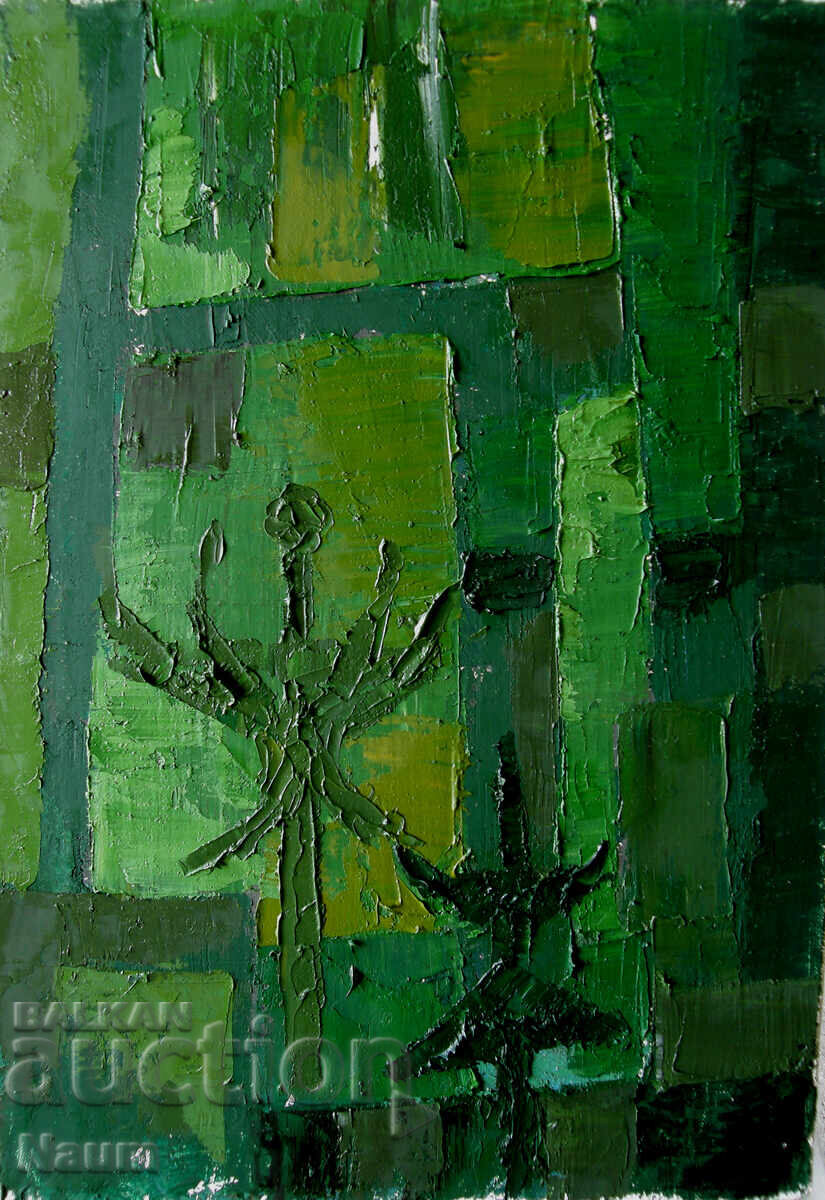 Interior 4, Vlado Rumenov, 2023, 50/35 cm, oil on canvas