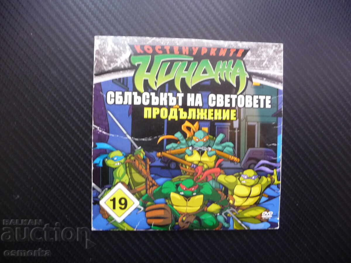 Teenage Mutant Ninja Turtles 19 DVD Movie Clash of the Worlds