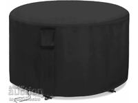 Husa de protecție rotundă pentru mobilier de grădină, impermeabilă, 128cm