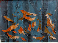 November 4, Vlado Rumenov, 2023, 40/50 cm, oil on canvas