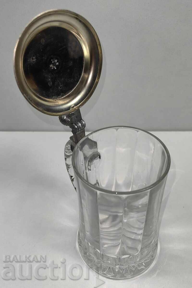 Delivery of German Beer Stein with Lid, Excellent Condition