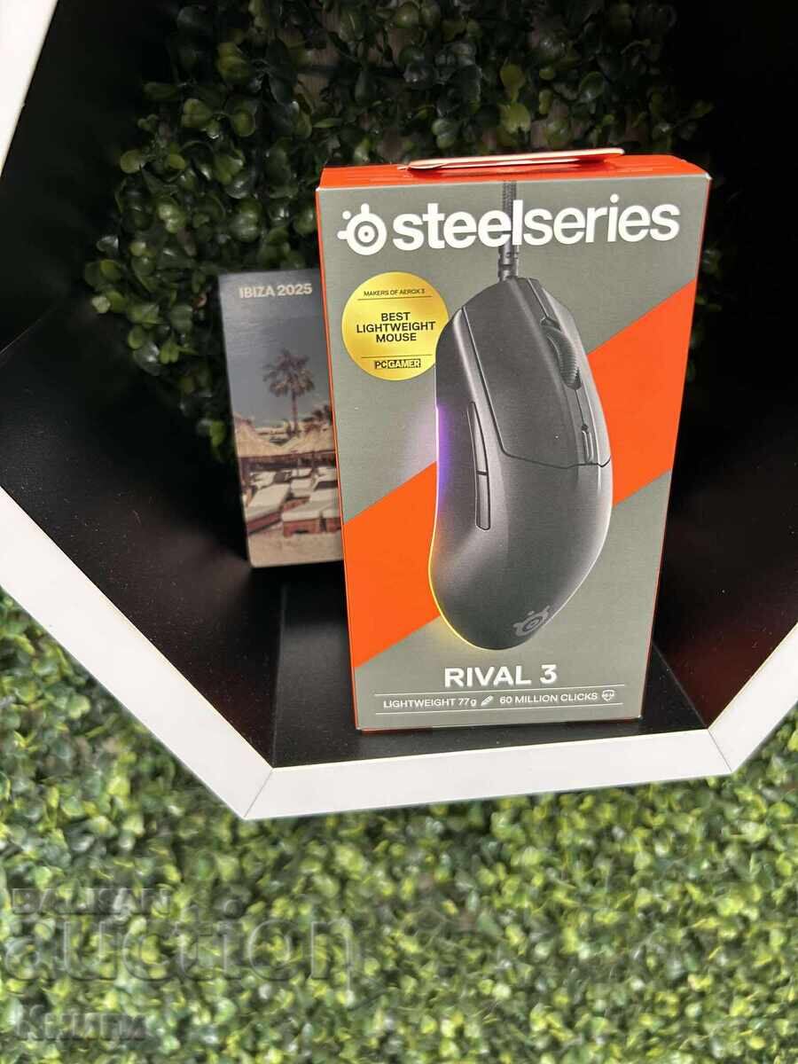 Гейминг мишка Steelseries Rival 3 - нова