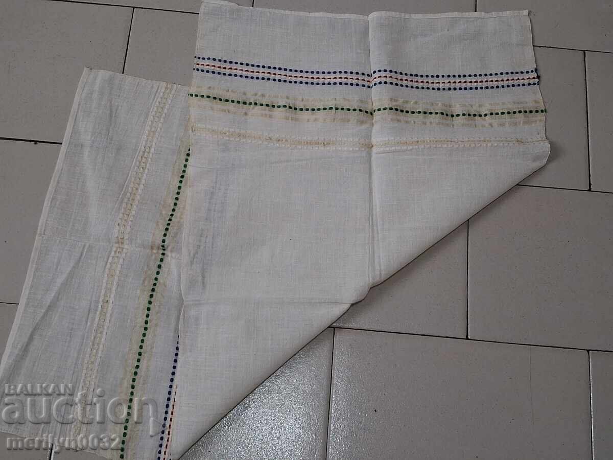 Old hand woven cloth kenar embroidery - 7