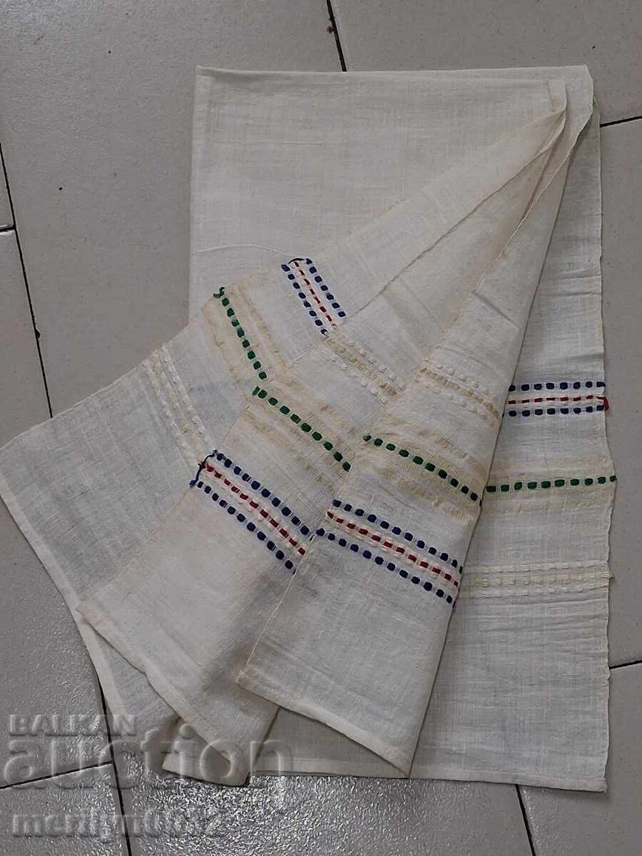 Old hand woven cloth kenar embroidery