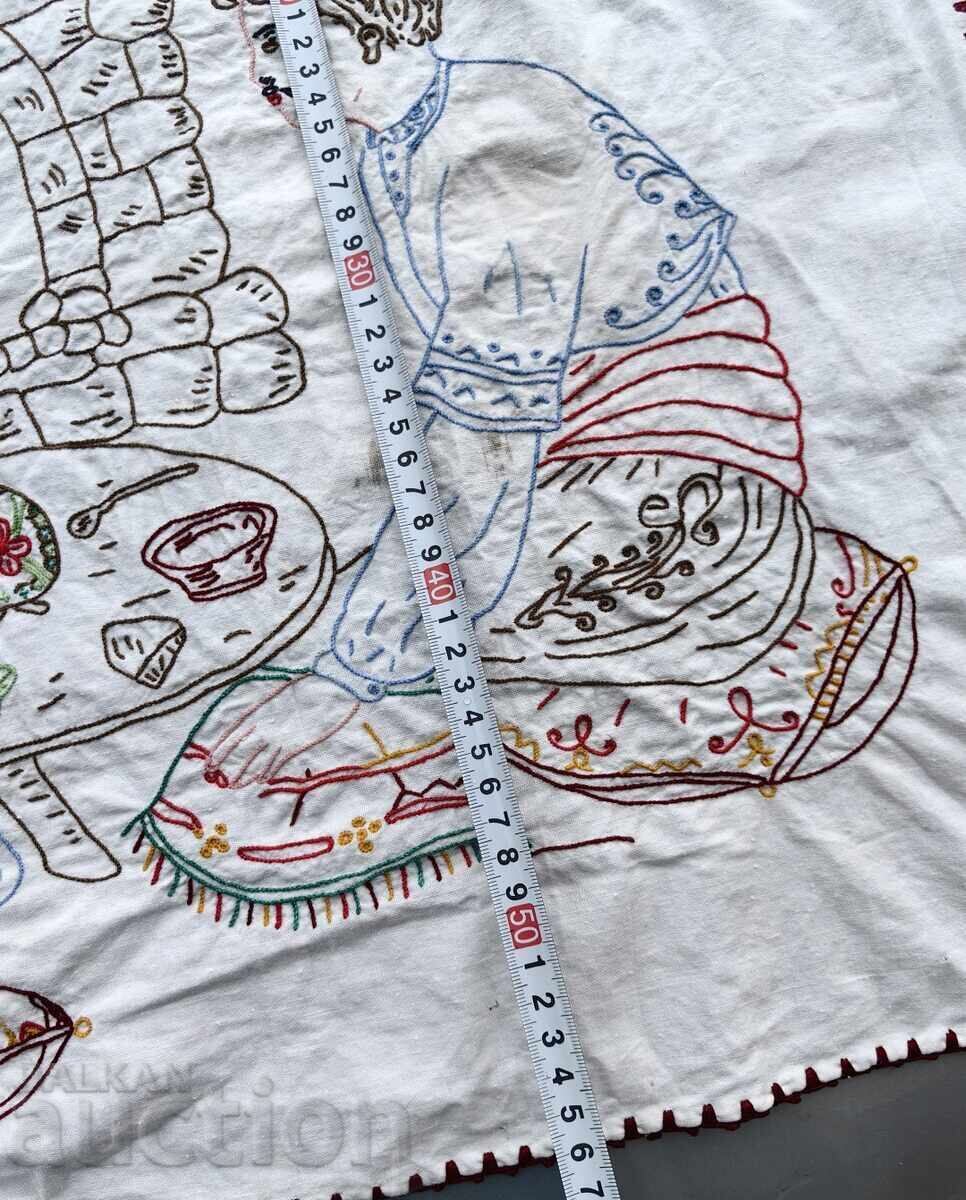 COVOR CHILIM BRODAT MANUAL PENTRU PERETE ȘEVIȚĂ FOLCLOR ETNO - 5