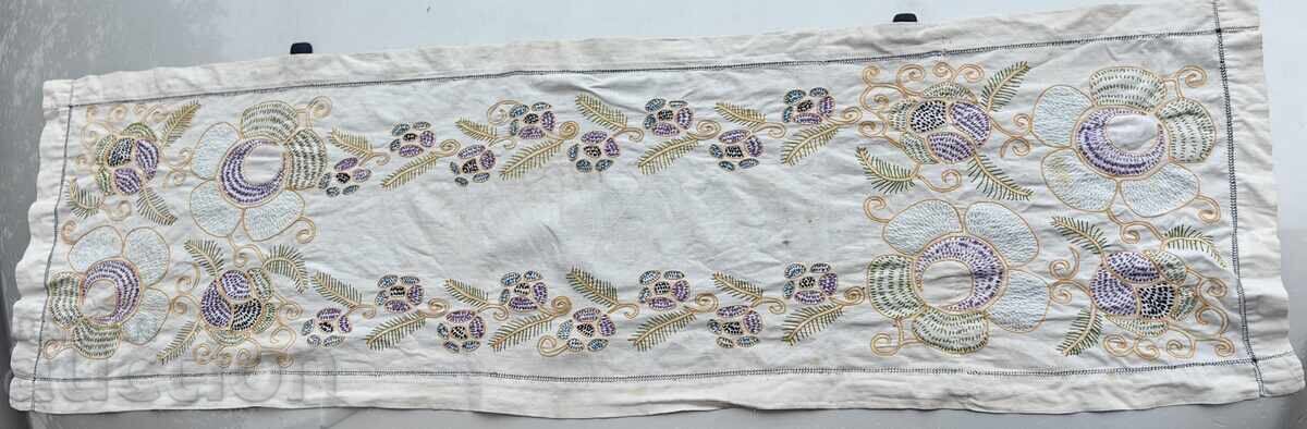 Hand-embroidered rug carpet for wall shevitza folklore ethno