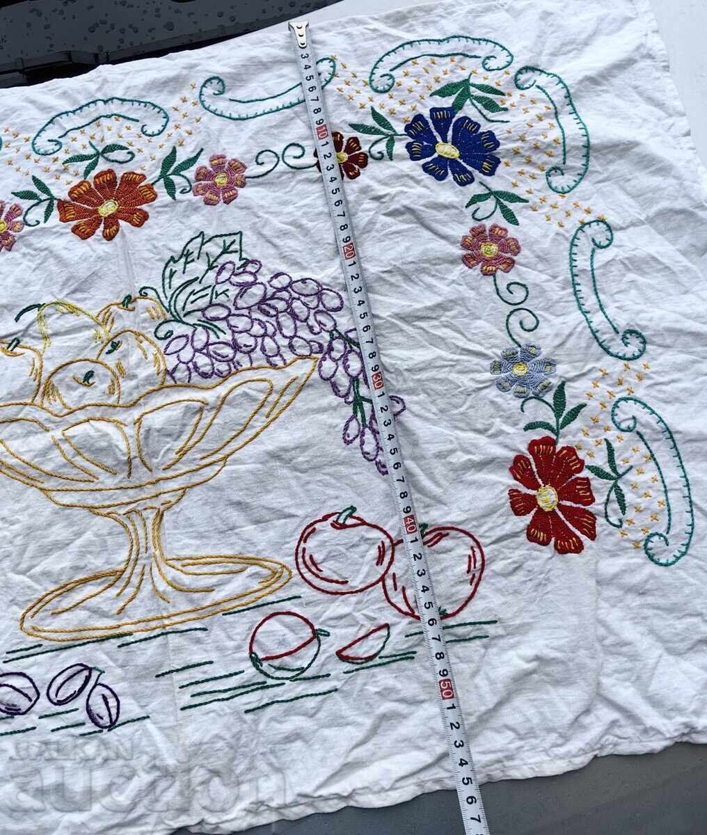 Delivery of Hand-embroidered rug carpet for wall shevitza folklore ethno