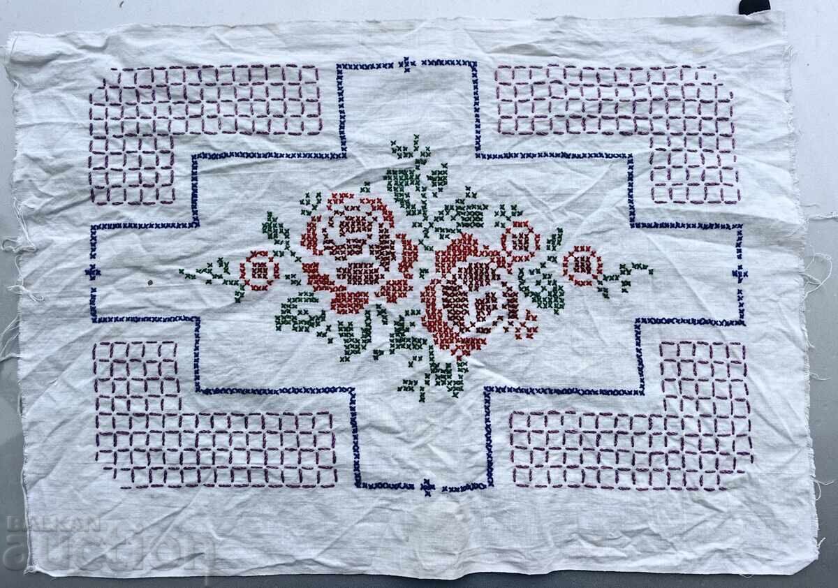 Hand-embroidered rug carpet for wall shevitza folklore ethno