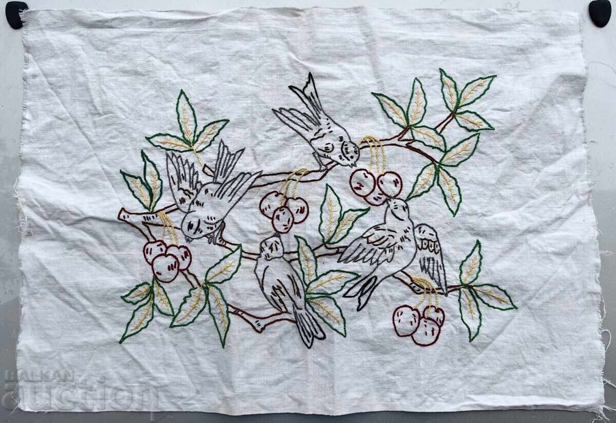 РЪЧНО БРОДИРАН КОВЬОР КИЛИМ ЗА СТЕНА ШЕВИЦА ФОЛКЛОР ЕТНО