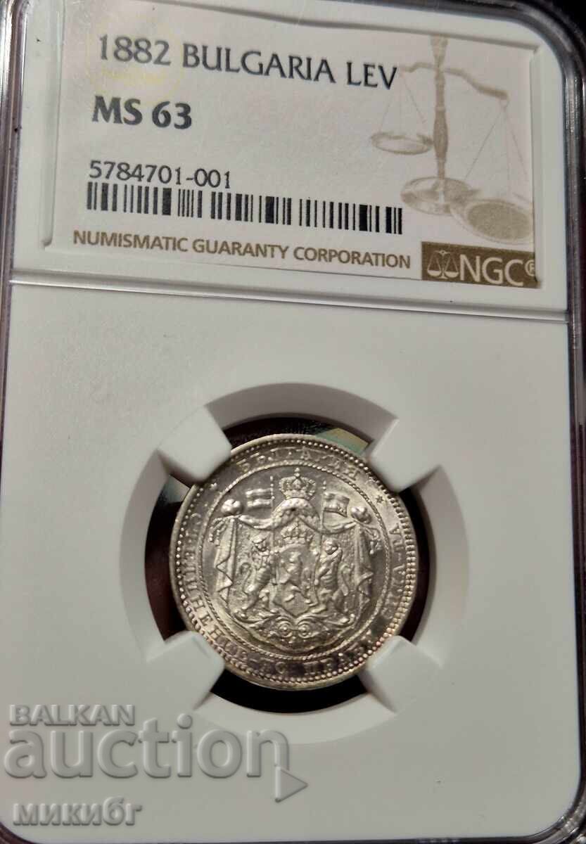 1 лев 1882 MS63 NGC 1 лев 1882 MS63 NGC
