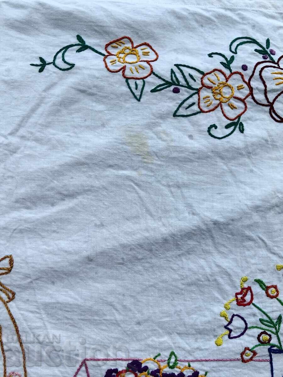 Delivery of Hand-embroidered rug carpet for wall shevitza folklore ethno