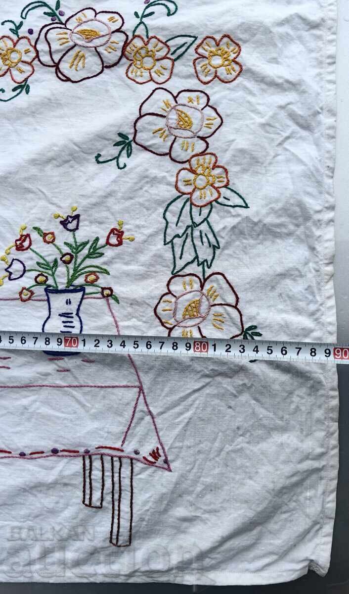 Hand-embroidered rug carpet for wall shevitza folklore ethno - 6