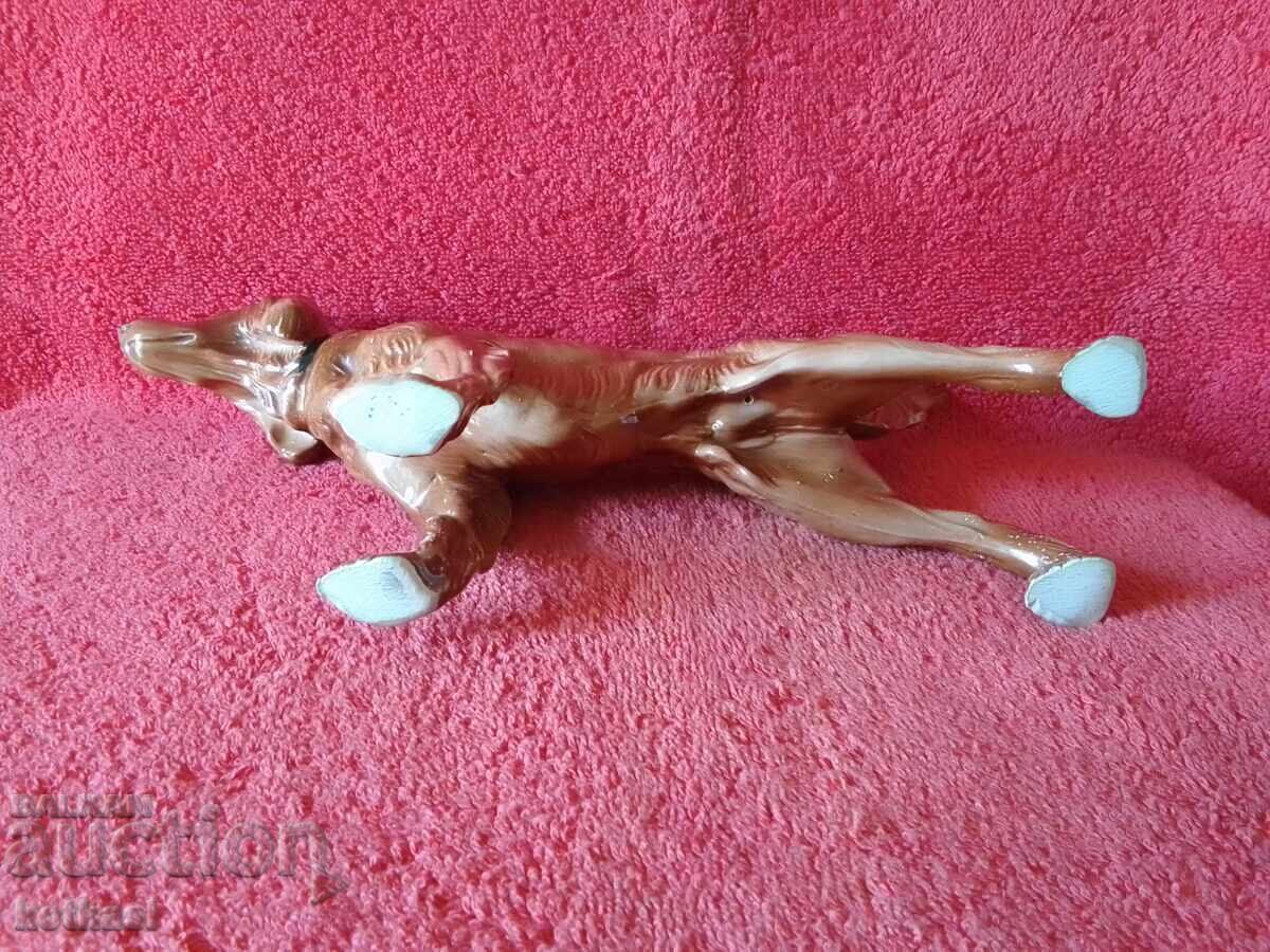 Old porcelain figure Dog Germany GDR Irish Setter - 5 Old porcelain figure Dog Germany GDR Irish Setter - 5