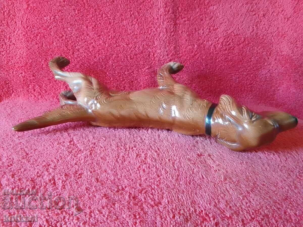 Old porcelain figure Dog Germany GDR Irish Setter - 6 Old porcelain figure Dog Germany GDR Irish Setter - 6