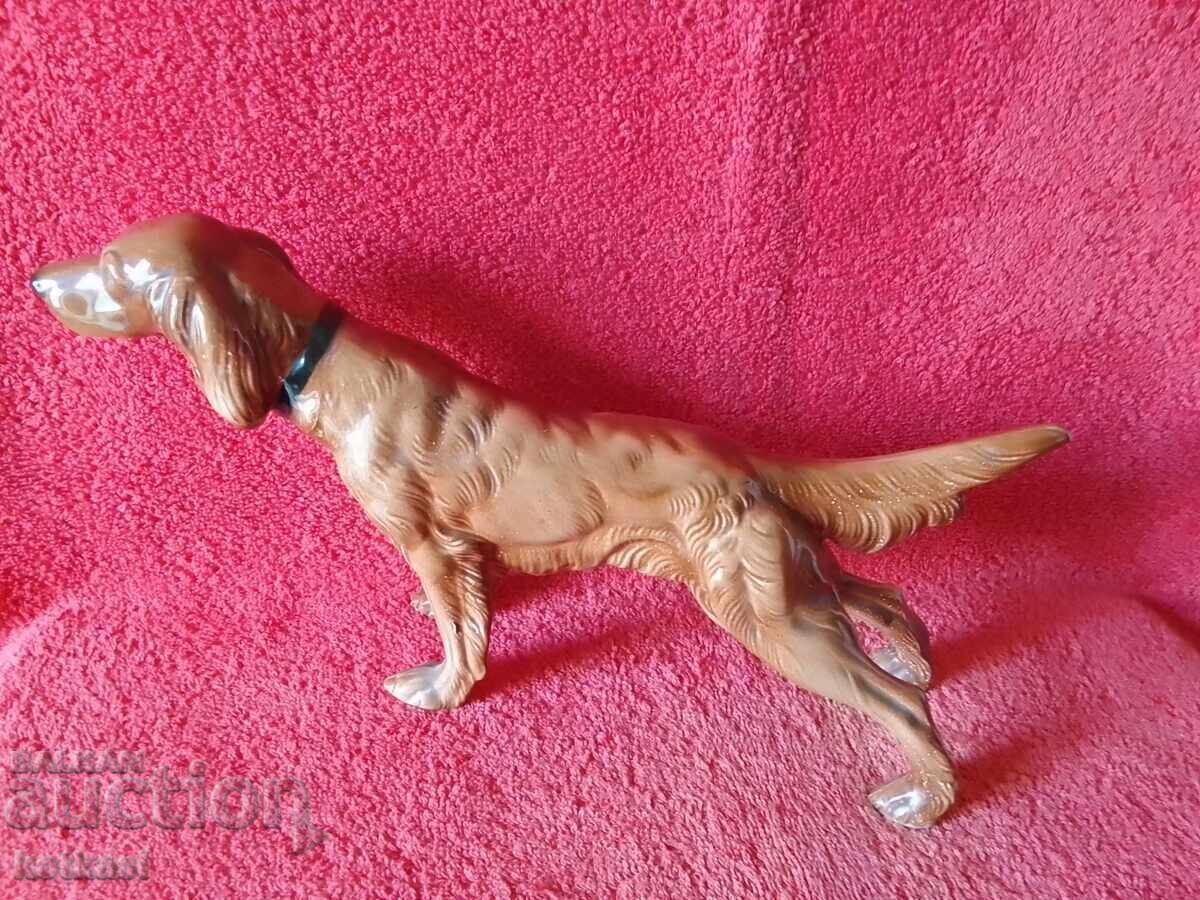 Old porcelain figure Dog Germany GDR Irish Setter - 7 Old porcelain figure Dog Germany GDR Irish Setter - 7