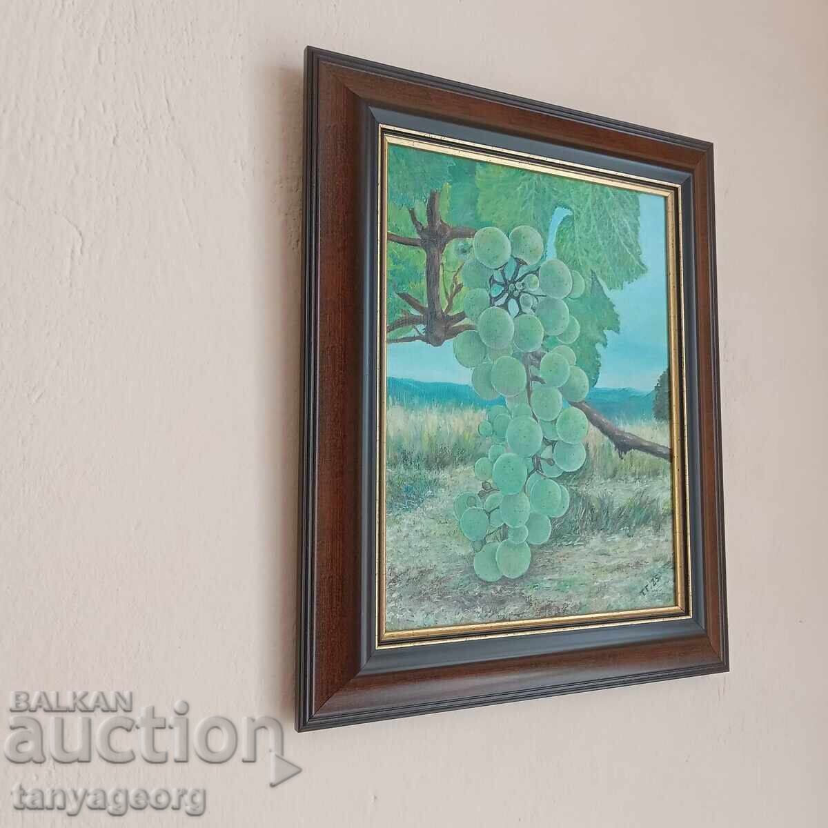 Landscape with grapes with price 199.00 BGN | € 101.75 Landscape with grapes with price 199.00 BGN | € 101.75