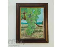 Landscape with grapes