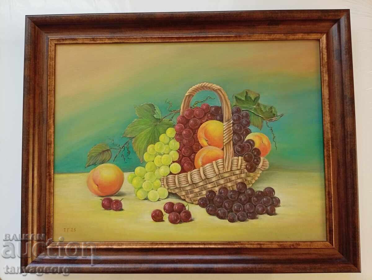 Still Life: Autumn Fruits with price 170.00 BGN | € 86.92 Still Life: Autumn Fruits with price 170.00 BGN | € 86.92