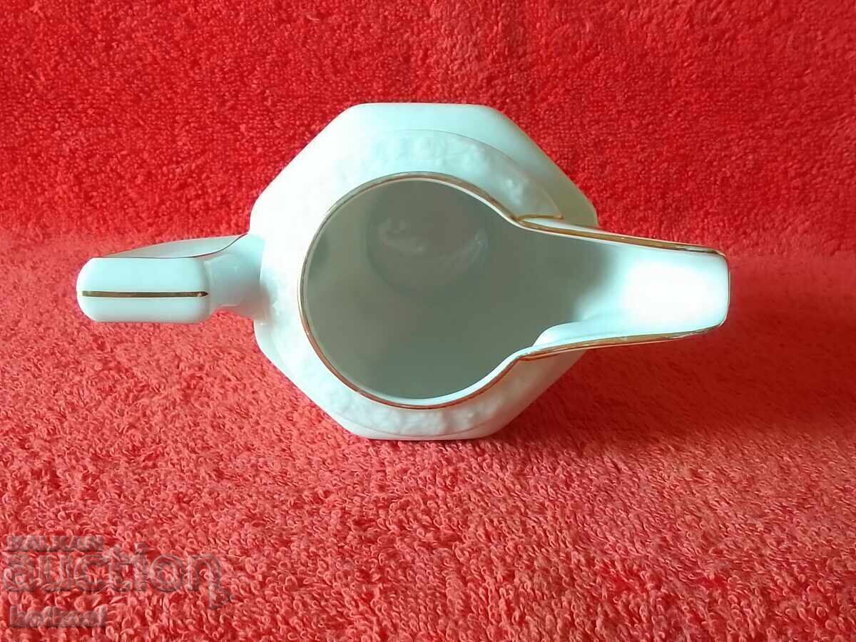 Cană de porțelan Rosenthal MARIA flori aurire reliefată - 5