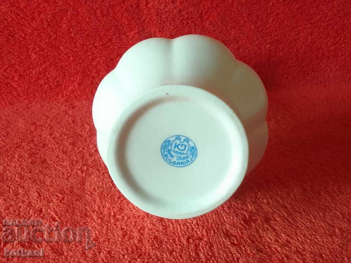 Bulgarian Old Porcelain Vase Vidin Bononia - 6