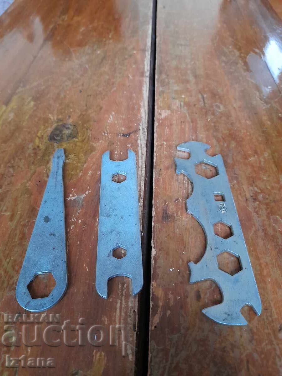 Old bicycle key, keys Old bicycle key, keys