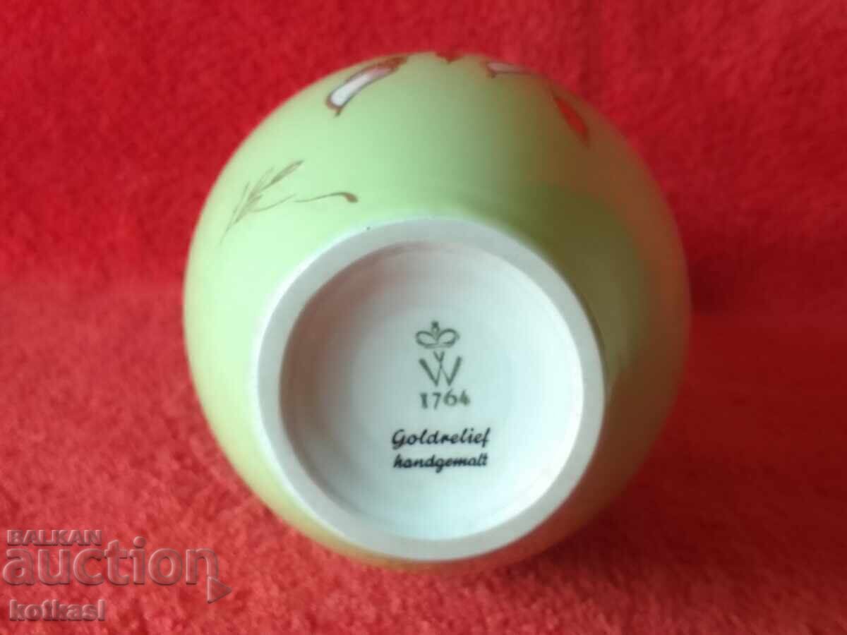 Old porcelain vase W Wallendorf WALLENDORF handmade - 7 Old porcelain vase W Wallendorf WALLENDORF handmade - 7