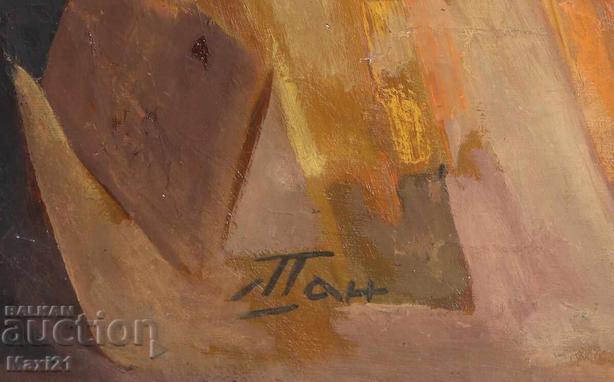 Abstract composition, oil painting - 6